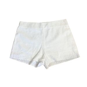 Free People White Lace Hi Rise Shorts Size 8